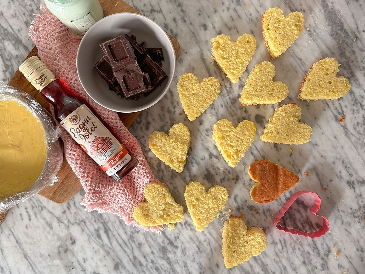 Ricetta: Tortine cuori glassati al cioccolato Beltion